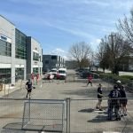 We had our First Annual Road Hockey & BBQ today! #BBQ #roadhockey #sun #officefun